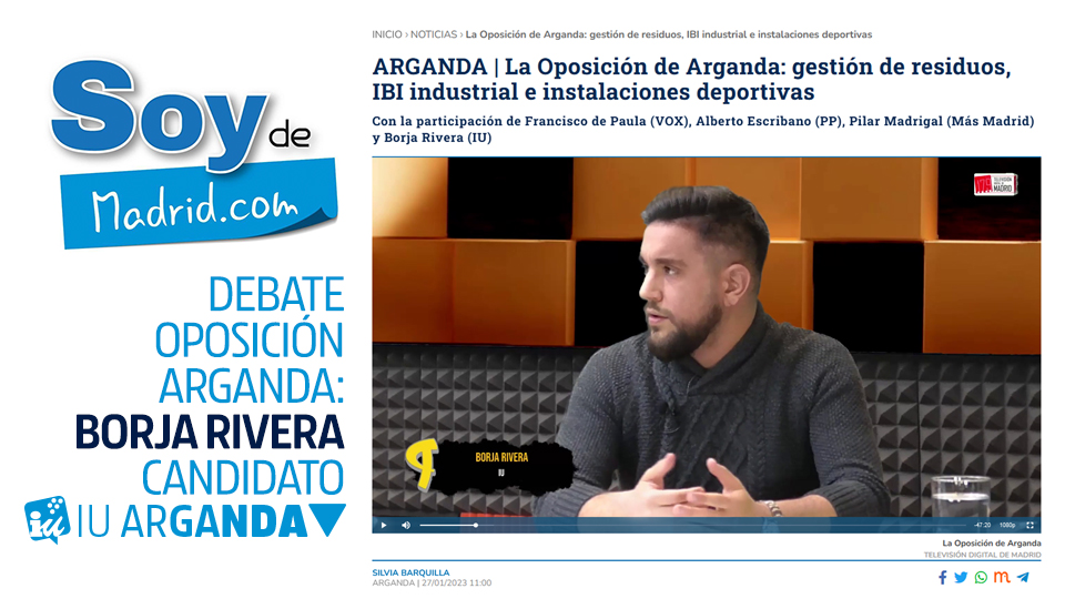 Debate oposición Arganda – Soy de Madrid