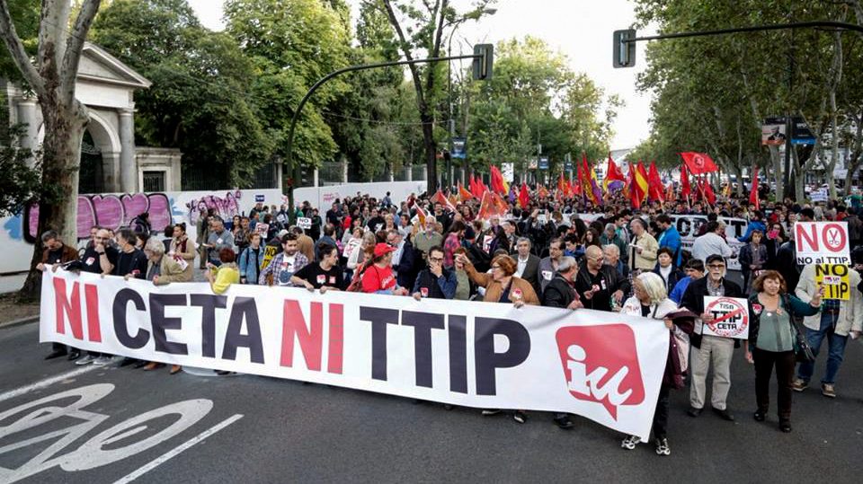 IU Arganda - Manifestación contra TTIP, CETA y TISA 01